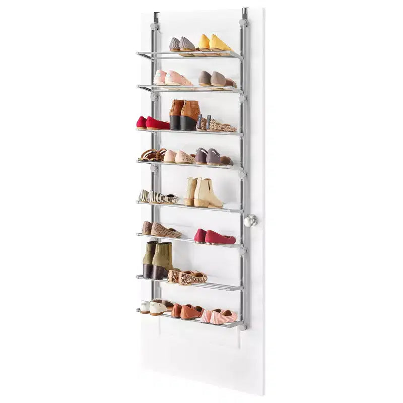 Whitmor 8 Tier Shoe Rack Gray