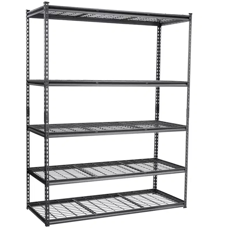 VEVOR Storage Shelving Unit, 5-Tier Adjustable, 2000 lbs Capacity, Heavy Duty Garage Shelves Metal Organizer Wire Rack