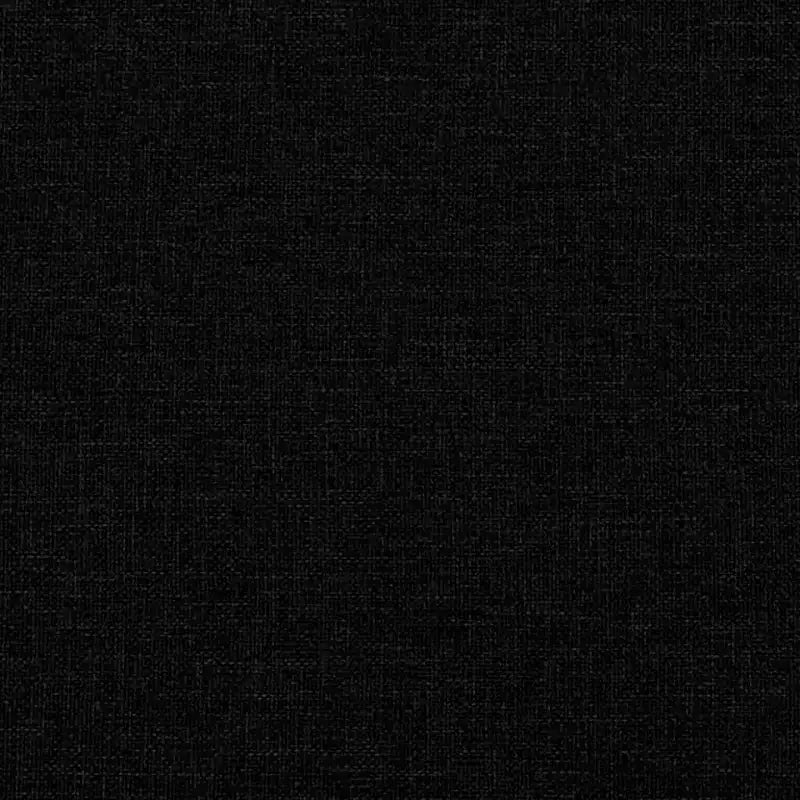 Causeuse 2 places en tissu noir, 4 places