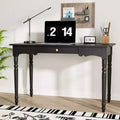 Famapy Writing Desk with Unique Drawer Design,Functional Home Office & Study Table,Black
