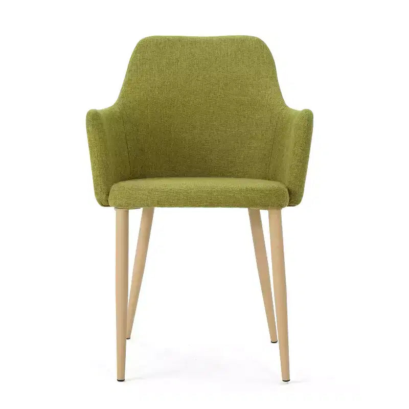 Chaises de salle à manger Navagio Mid-Century Modern en tissu rembourré GDFStudio (lot de 2)
