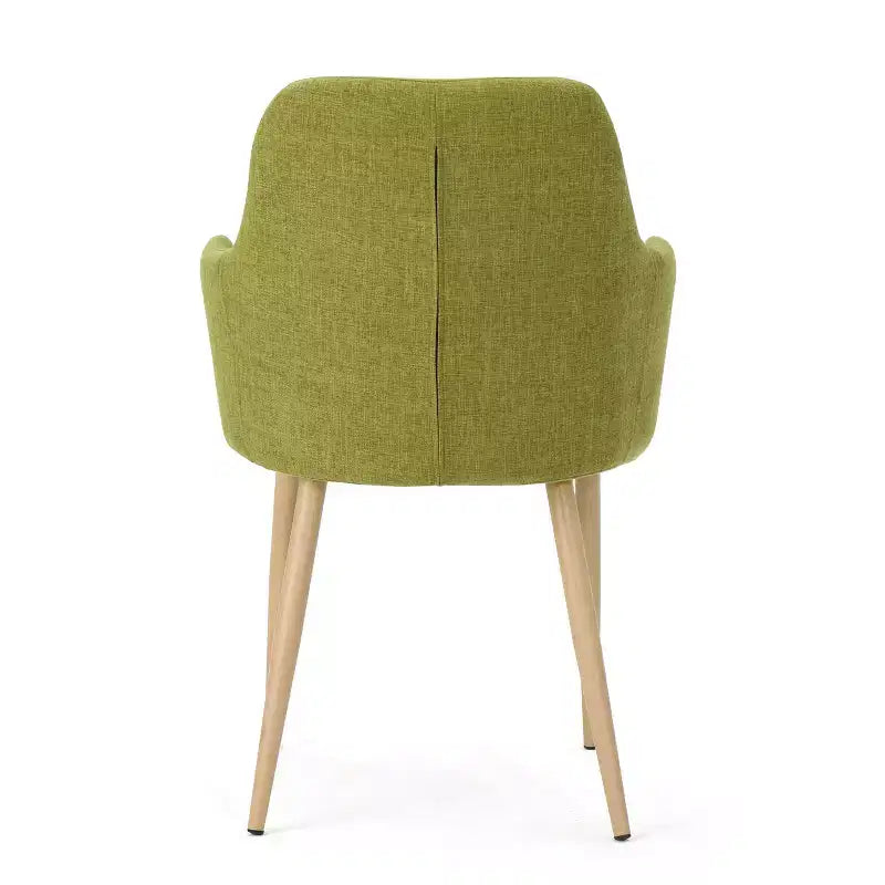 Chaises de salle à manger Navagio Mid-Century Modern en tissu rembourré GDFStudio (lot de 2)