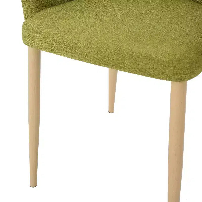Chaises de salle à manger Navagio Mid-Century Modern en tissu rembourré GDFStudio (lot de 2)