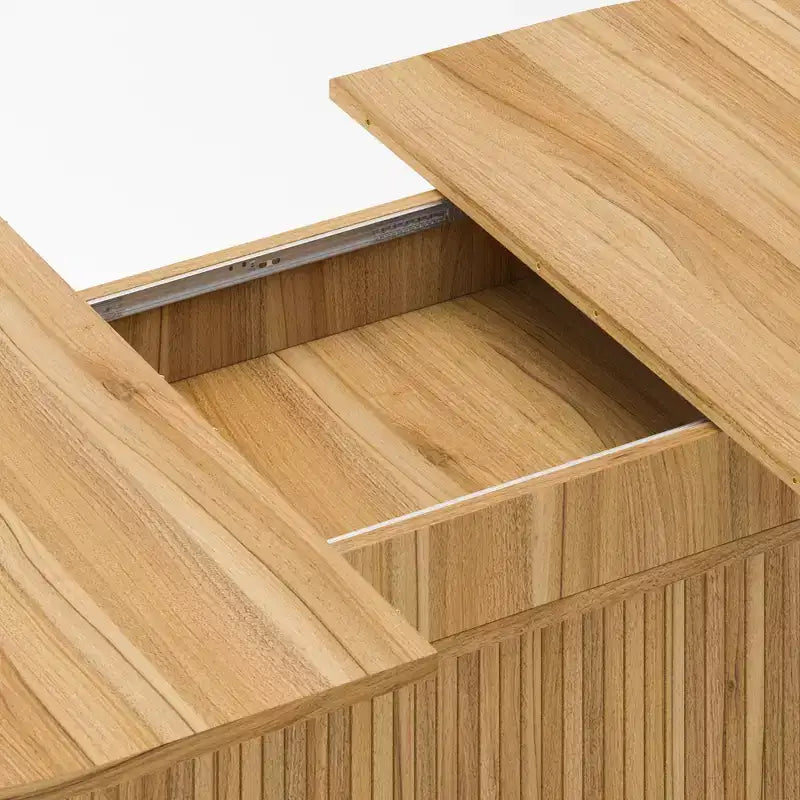 Table à manger ovale extensible noire / naturelle / noyer, piètement central, jusqu'à 6 places