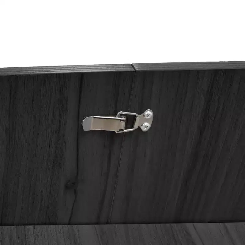 Table à manger ovale extensible noire / naturelle / noyer, piètement central, jusqu'à 6 places