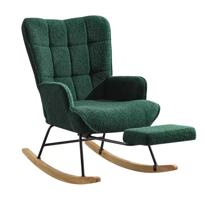Fauteuil à bascule pour chambre d'enfant Teddy de furniliving