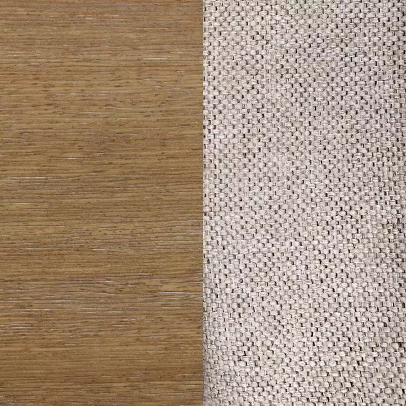 Tabouret de comptoir rembourré beige/brun clair, lot de 2