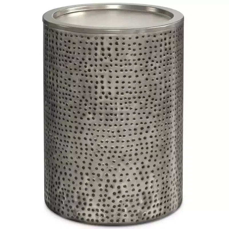 Table d'appoint en métal de style antique Ledger - WyndenHall