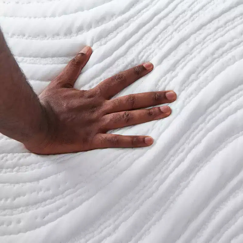 Matelas en gel de mousse ferme blanc, 25 cm, 1 place