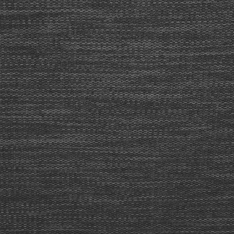 Pouf de rangement rond avec plateau/couvercle réversible – Gris anthracite foncé / Ruban / Bleu foncé / Fauve, Tissu, 1 personne