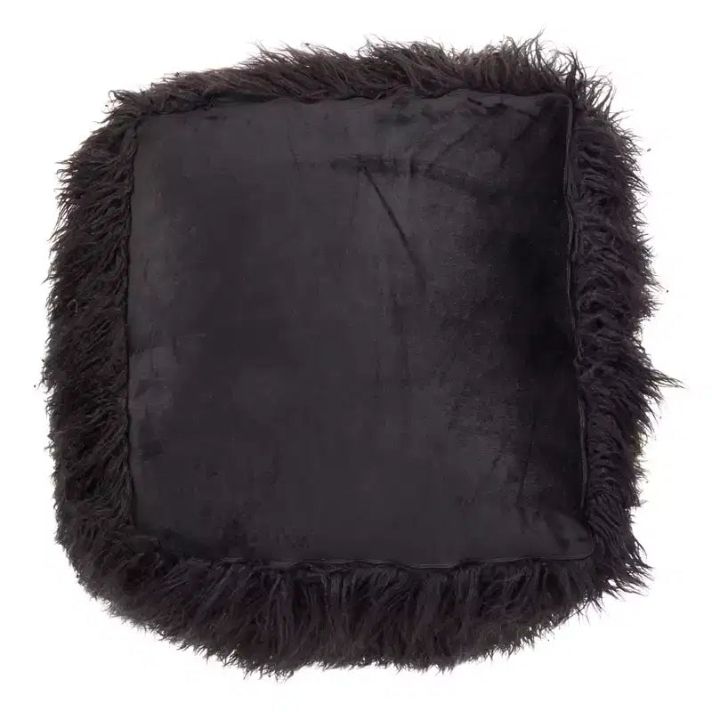 Saro Lifestyle Pouf en fausse fourrure Snug Haven