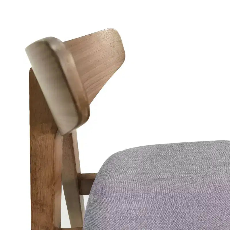 Tabourets de comptoir GDFStudio Sunapee en bois et tissu d'inspiration moderne du milieu du siècle, 63,5 cm (Lot de 2)