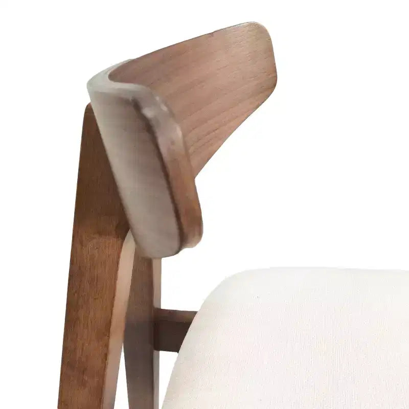 Tabourets de comptoir GDFStudio Sunapee en bois et tissu d'inspiration moderne du milieu du siècle, 63,5 cm (Lot de 2)