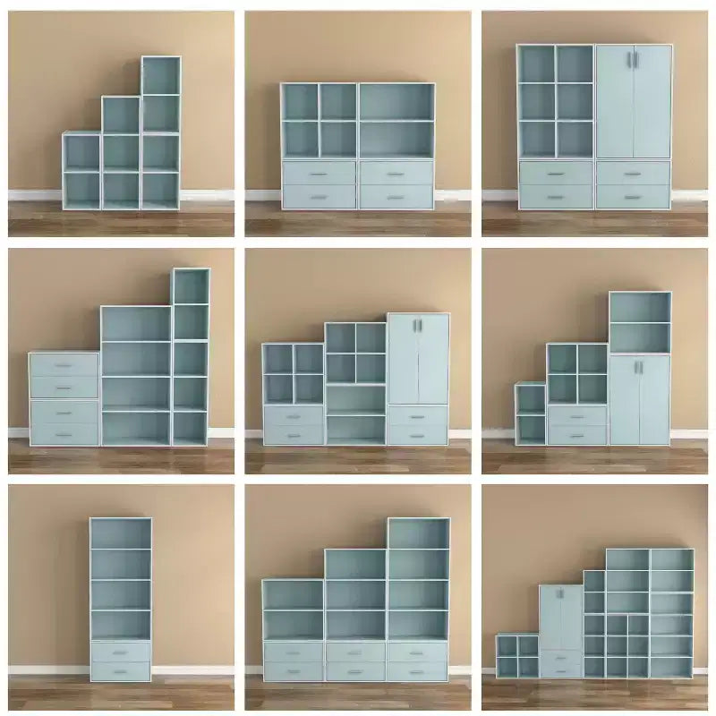 Étagère empilable 3 cubes, multicolore, étagère ouverte, unité individuelle